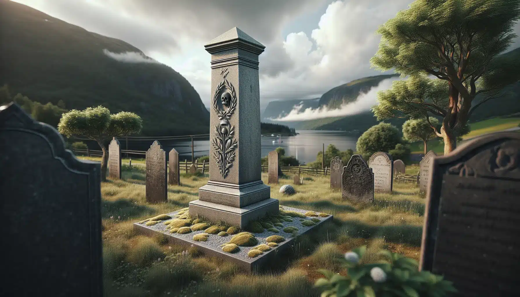 Betydningen av symboler p&aring; gravsteiner &ndash; illustrasjon 1