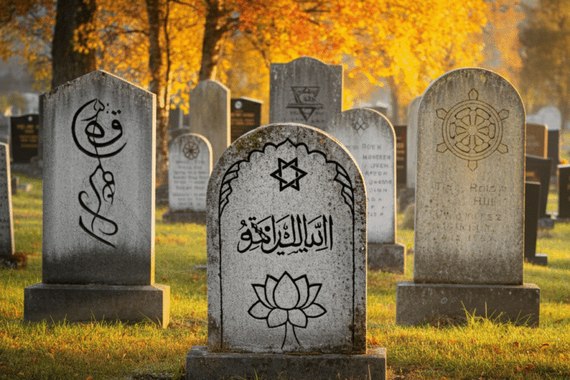 Gravsteiner for ulike religioner og kulturer