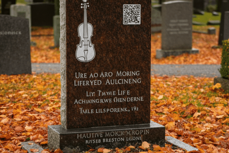 Hvordan gravsteiner kan reflektere en persons liv