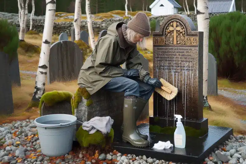 Vedlikehold av gravsteiner: tips og råd