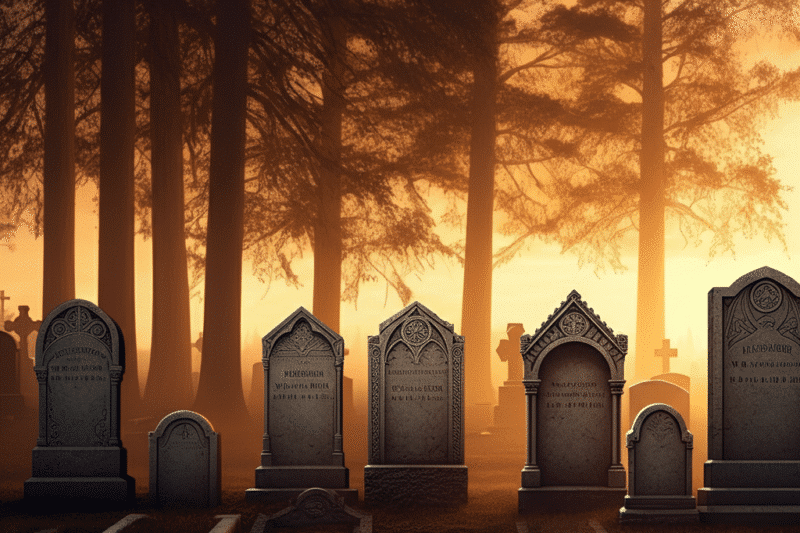 Hvordan gravsteiner har utviklet seg gjennom tidene