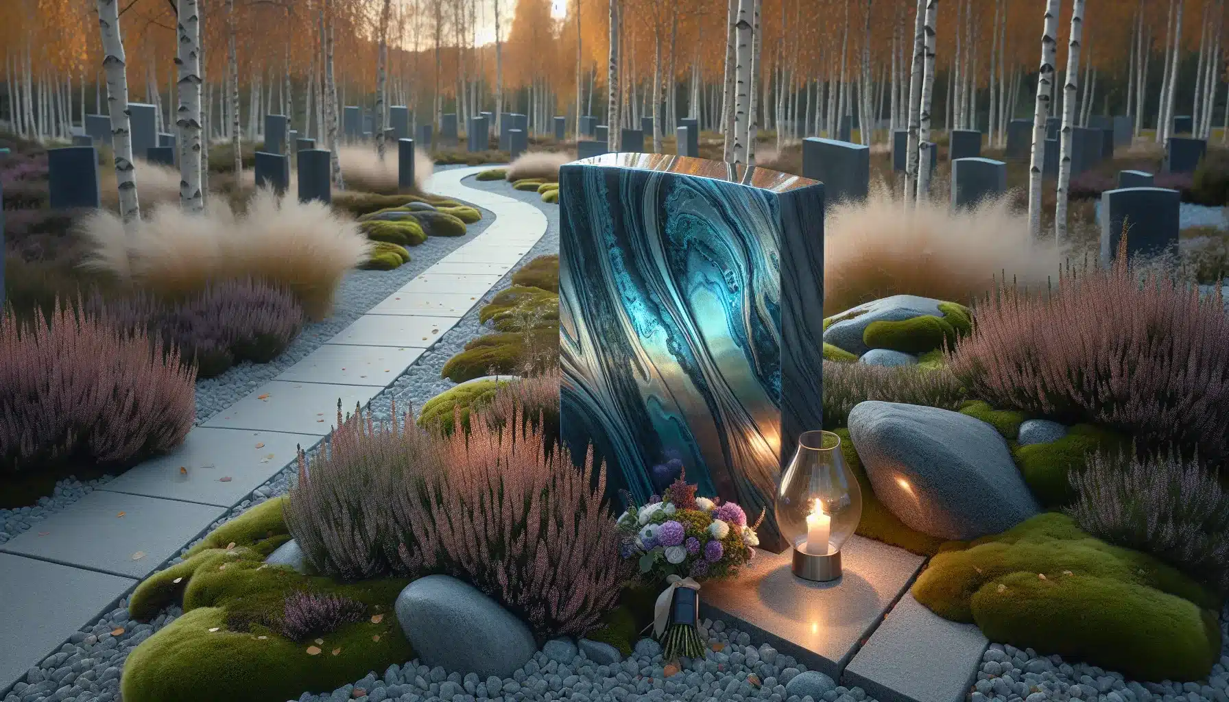 Hvordan gravsteiner kan v&aelig;re en del av en minnepark &ndash; illustrasjon 1